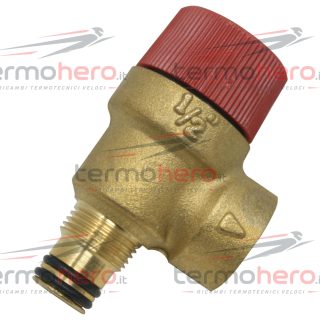 Valvola di Sicurezza Ferroli 39809740 da 3 Bar per Domicompact, Domina, Domitop, Ferella e Ferstyle