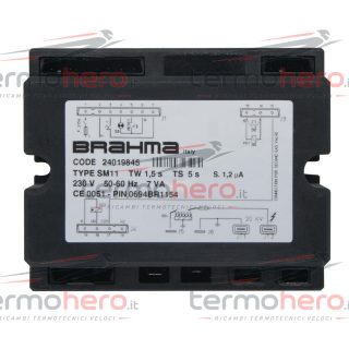 Brahma 24019845 - Scheda SM11 per Bruciatore TW 1,5 s TS 5 s
