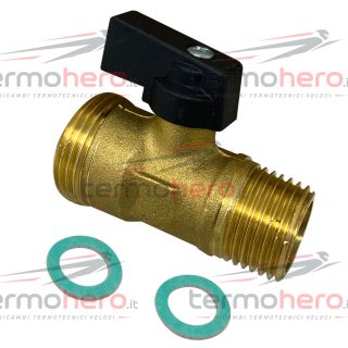 Rubinetto a Sfera Ferroli 39809010 da 1/2" per Caldaia - Ex 36900700