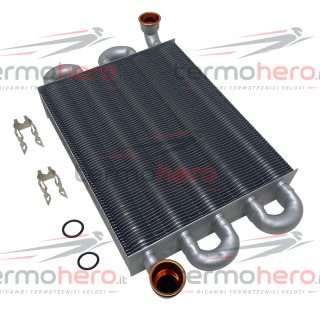 Scambiatore circuito primario per caldaie Ariston BS, Clas, Genus e Matis 65106297