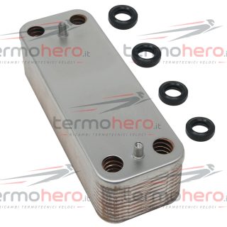 Scambiatore Sanitario Baxi 20 Piastre per Duo-Tec Max, Luna Max, Luna Platinum e Prime HT
