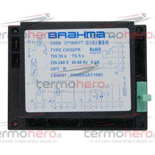 Scheda BRAHMA CM32PR 37180677 per Robur